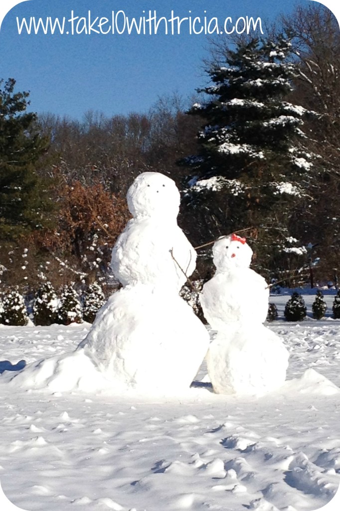 Neighbor-snowmen