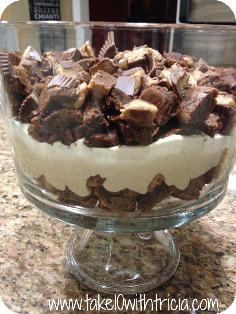 peanut-butter-cup-trifle-in-progress