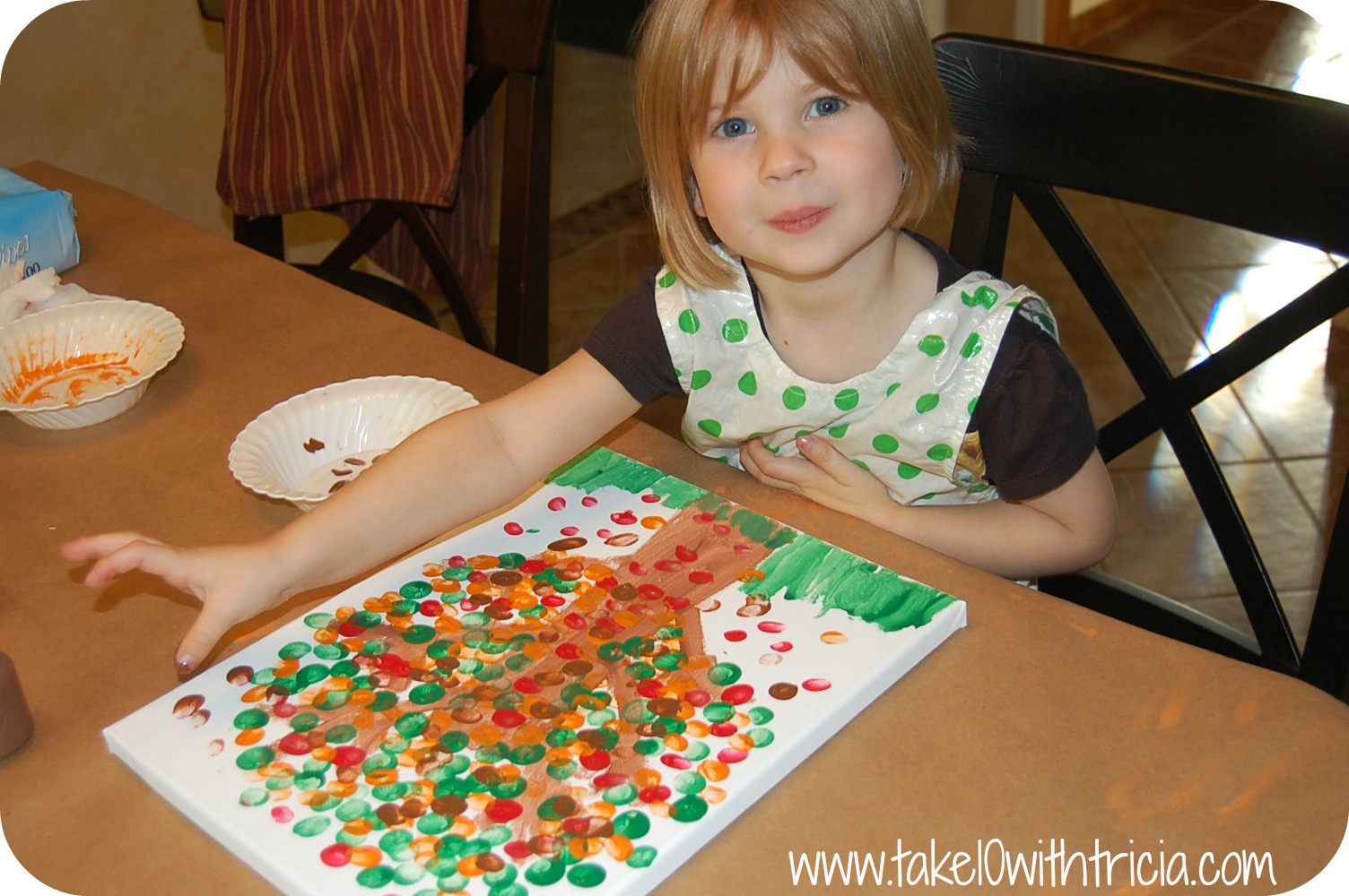 Fall Fingerprint Tree Family Art Project Take 10 With Tricia