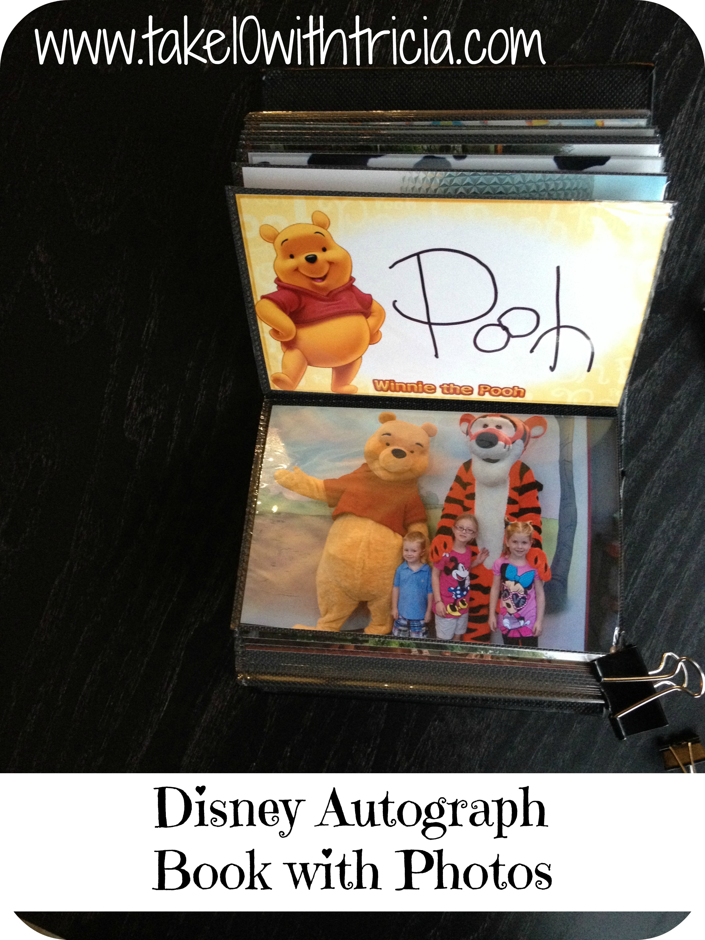 Disney Photo and Autograph Book - 2014 Mickey Mouse and Frie
