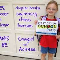 A Week of Firsts for my First Grader