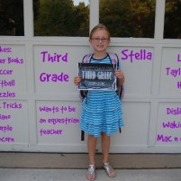 Stella – Hello Third Grade!