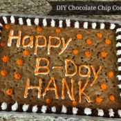 DIY Chocolate Chip Cookie Cake