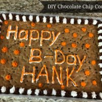 DIY Chocolate Chip Cookie Cake