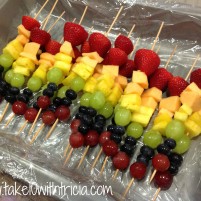 Rainbow Fruit Skewers